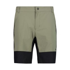 Szorty bermudzkie CMP. Zielone krótkie spodenki sportowe męskie CMP, xl, bez wzorów, trekkingowe. Za 315.50 zł.