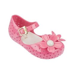 Baleriny w kolorze różowym. Baleriny dziewczęce marki Melissa. W wyprzedaży za 119.95 zł.