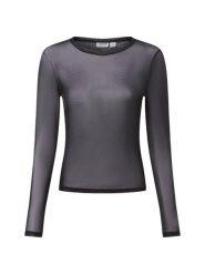Noisy May siateczkowa koszulka z długim rękawem - NMJudith Kobiety czarny, M. Czarne t-shirty damskie Noisy may, m, bez wzorów, bez kołnierzyka. Za 99.95 zł.