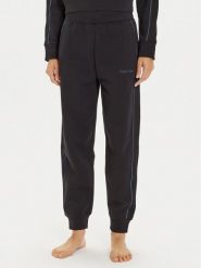 Calvin Klein Underwear Spodnie dresowe 000QS7262E Czarny Regular Fit. Czarne spodnie dresowe damskie Calvin Klein Underwear, l, bez wzorów, z bawełny. Za 149.99 zł.