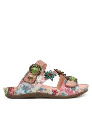 Laura Vita Klapki Liloo 41 Kolorowy. Klapki damskie Laura Vita, bez wzorów, ze skóry, bez obcasa. Za 429.99 zł.