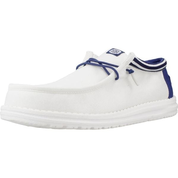 Buty HEY DUDE WALLY LETTERMAN Biały. Białe trekkingi męskie PRO BRANDS, trekkingowe. Za 248.99 zł.