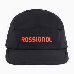 Czapka z daszkiem Rossignol Active 5 Panel. Czarne czapki i kapelusze męskie Rossignol, bez wzorów, z elastanu, sportowe. Za 139.99 zł.