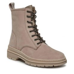 Trapery Tamaris. Brązowe kozaki damskie Tamaris. Za 499.99 zł.
