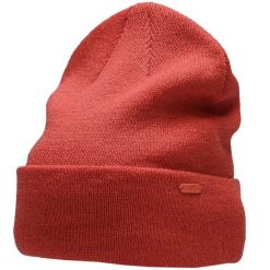 Czapka 4F. Czerwone czapki i kapelusze damskie 4f, na zimę, bez wzorów, z materiału, sportowe. Za 41.99 zł.
