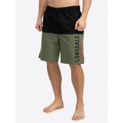Szorty kąpielowe Lonsdale Regular Fit Hayling. Czarne kąpielówki męskie Lonsdale, m, bez wzorów, do pływania. Za 165.50 zł.
