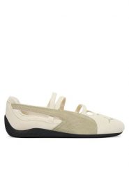 Puma Baleriny Speedcat Ballet Shoes 401287 08 Beżowy. Brązowe baleriny damskie Puma, bez wzorów, ze skóry, bez obcasa. Za 399.99 zł.