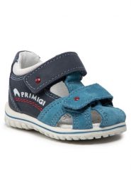 Primigi Sandały 1862211 Granatowy. Niebieskie sandały chłopięce Primigi, z nubiku, bez zapięcia. Za 219.99 zł.