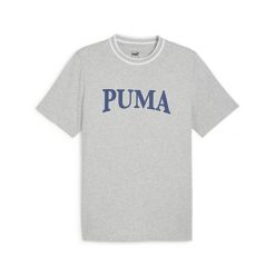 Koszulka sportowa męska Puma Squad Graphic Tee. Czarne koszulki sportowe męskie Puma, l, bez wzorów, bez kołnierzyka, bez ramiączek, na jogę i pilates. Za 179.99 zł.
