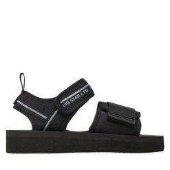 Sandały Big Star Shoes. Czarne klapki damskie BIG STAR SHOES, bez wzorów, bez obcasa, na płaskiej podeszwie, bez zapięcia. Za 99.99 zł.
