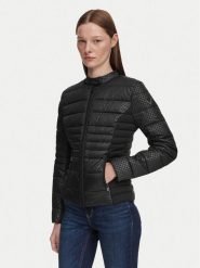 Guess Kurtka przejściowa W6YL16 W2891 Czarny Slim Fit. Czarne kurtki damskie Guess, xs, z aplikacjami, z syntetyku, bez kaptura. Za 694.99 zł.