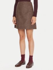 Weekend Max Mara Spódnica trapezowa Vata 2525106072 Brązowy Regular Fit. Brązowe spódnice damskie Weekend Max Mara, bez wzorów, z wełny, trapezowe. Za 829.99 zł.