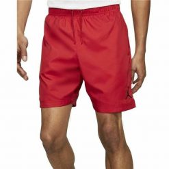 Krótkie Spodenki Sportowe Męskie Jordan Jumpman. Czerwone krótkie spodenki sportowe męskie Nike, m, bez wzorów, z poliesteru. Za 263.00 zł.