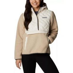 Kurtka uliczna damska Columbia Sweet View Fleece. Brązowe kurtki sportowe damskie Columbia, xl, bez wzorów, z polaru, bez kaptura, trekkingowe. W wyprzedaży za 415.00 zł.