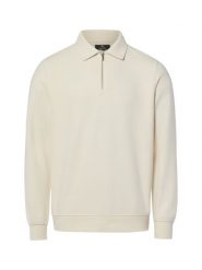 Nils Sundström Bluza Mężczyźni biały, L. Białe bluzy męskie Nils Sundström, l, bez wzorów, z bawełny, bez kaptura. Za 249.95 zł.