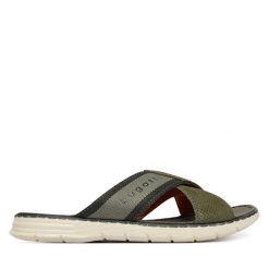 Klapki Bugatti. Zielone klapki męskie Bugatti. Za 169.99 zł.