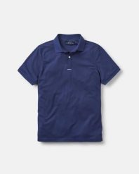 Koszulka polo żeglarska męska szybkoschnąca Dri-Fast. Niebieskie koszulki polo męskie Henri Lloyd, na lato, l, bez wzorów, z materiału, biznesowe, bez ramiączek. Za 329.00 zł.