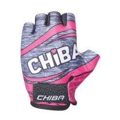 Rękawiczki rowerowe dziecięce Chiba Kids. Czerwone rękawiczki dziecięce Chiba, bez wzorów. Za 59.00 zł.