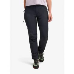 Spodnie turystyczne damskie Black Diamond Alpine Pants. Czarne spodnie sportowe damskie Black Diamond, bez wzorów, trekkingowe. Za 599.49 zł.