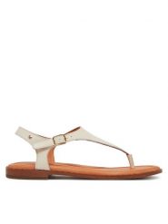 Pikolinos Sandały W0X-0954 Biały. Białe sandały damskie Pikolinos, bez wzorów, ze skóry, bez obcasa, na płaskiej podeszwie, bez zapięcia. Za 289.99 zł.