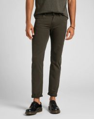 SPODNIE MĘSKIE LEE DAREN ZIP FLY ROSIN L707QX61 112140697. Spodnie materiałowe męskie Lee, l, bez wzorów, z jeansu. Za 209.99 zł.