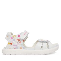 Sandały Biomecanics. Białe sandały dziewczęce Biomecanics, bez zapięcia. Za 279.99 zł.