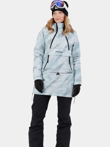 Kurtka Narciarska Damska Fundango Hooper Eco. Niebieskie kurtki damskie Fundango, m, bez wzorów, z materiału, z kapturem, narciarskie. Za 799.00 zł.