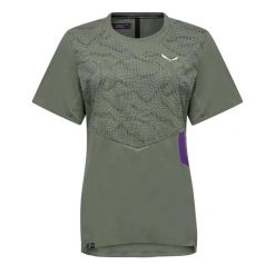 T-shirt damski Salewa Pedroc Tech Dry. Zielone t-shirty damskie Salewa, m, bez wzorów, bez kołnierzyka. Za 340.00 zł.