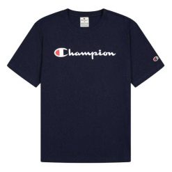 T-shirt Męski Logo. Brązowe t-shirty męskie Champion, l, bez wzorów, z bawełny, klasyczne, bez kołnierzyka. Za 135.99 zł.
