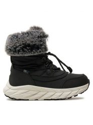 Leaf Śniegowce Solna LSOLN201Q Czarny. Czarne buty zimowe dziewczęce Leaf, z tworzywa sztucznego, bez zapięcia. Za 399.99 zł.