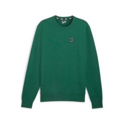 Puma Bluza Pivot Crewneck 62478201. Zielone bluzy męskie Puma, l, bez wzorów, bez kaptura. Za 195.99 zł.