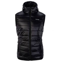Kamizelka bezrękawnik męski Hi-Tec Hanon Vest - czarna, Rozmiar XL. Czarne kurtki męskie Hi-tec, na jesień, m, bez wzorów, z nylonu, bez kaptura. Za 94.99 zł.