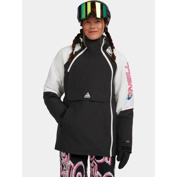Kurtka Narciarska Damska O'Neill FWC'Play Asymmetric. Białe kurtki snowboardowe damskie O'Neill, bez wzorów, bez kaptura, narciarskie. Za 999.00 zł.
