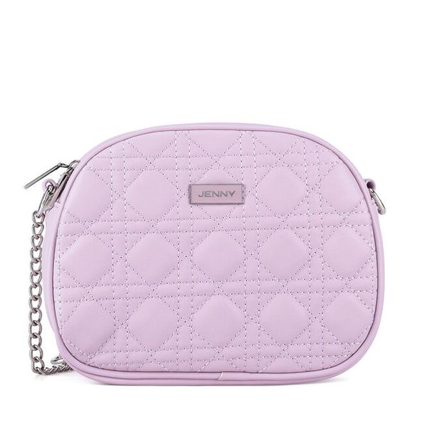 Torebka JENNY. Fioletowe listonoszki damskie Jenny, bez wzorów, bez dodatków. Za 99.99 zł.