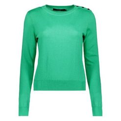 Vero Moda Damski Sweter Mild i Ls O-neck Button Bluza Boo Holly Green (rozmiar S). Zielone bluzy damskie Vero Moda, s, bez wzorów, bez kołnierzyka, bez ramiączek, bez kaptura. W wyprzedaży za 64.00 zł.