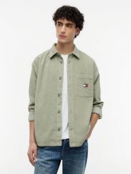 Tommy Jeans Bluza Mężczyźni Comfort Fit Bawełna (100%) zielony, XXL. Zielone bluzy męskie Tommy Jeans, m, bez wzorów, z bawełny, bez kaptura. Za 449.95 zł.
