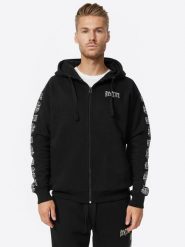 Bluza z kapturem i zamkiem błyskawicznym o klasycznym kroju Lonsdale Kempton. Białe bluzy męskie BENLEE, m, bez wzorów, z bawełny, z kapturem. Za 280.50 zł.