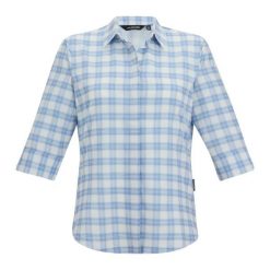 Bluzka damska Regatta Keralin. Niebieskie bluzki damskie Regatta, bez wzorów, eleganckie, bez kołnierzyka, bez ramiączek. Za 229.99 zł.