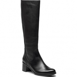 Kozaki MARCO TOZZI - 2-25525-21 Black Ant. Comb 096. Czarne kozaki damskie Marco Tozzi, z materiału. Za 399.90 zł.
