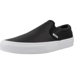 Buty VANS CLASSIC SLIP-ON Czarny. Czarne trampki męskie Vans, bez wzorów, ze skóry, bez zapięcia. Za 276.99 zł.