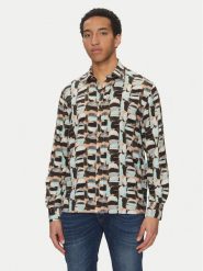 Liu Jo Koszula QA5095 T4360 Kolorowy Regular Fit. Koszule męskie Liu Jo, l, bez wzorów, z wiskozy, bez kołnierzyka, bez ramiączek. Za 349.99 zł.