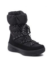 Jenny Fairy Śniegowce NS10121 Czarny. Czarne śniegowce i trapery damskie Jenny Fairy, z materiału. Za 119.99 zł.