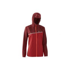 Kurtka do biegania wodoodporna TRAIL damska. Czerwone kurtki damskie KALENJI. Za 249.99 zł.