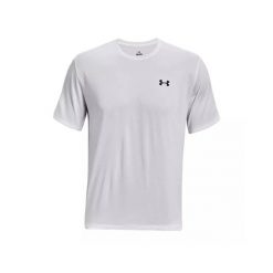 Koszulka Under Armour Tech vent. Białe koszulki sportowe męskie Under Armour, bez wzorów, bez kołnierzyka, bez ramiączek, na fitness i siłownię. Za 204.50 zł.