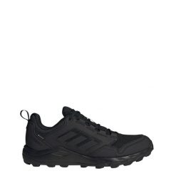 Tracerocker 2.0 GORE-TEX Trail Running Shoes. Czarne buty sportowe męskie Adidas, z gore-texu, bez zapięcia, do biegania, gore-tex. Za 427.99 zł.