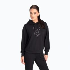 Bluza treningowa damska Cardio Bunny HCB-125. Czarne bluzy damskie Cardio Bunny, l, bez wzorów, z materiału, bez kaptura. Za 67.99 zł.