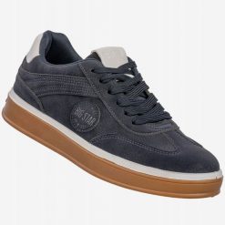Big Star Granatowe 45 (SS174021). Trampki męskie Big Star, bez wzorów, retro, bez zapięcia. Za 251.69 zł.