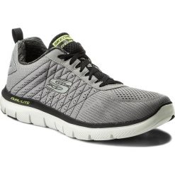 Buty SKECHERS - The Happs 52185/LGBK Light Gray/Blk. Szare buty sportowe męskie Skechers, z materiału. W wyprzedaży za 219.00 zł.