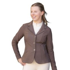 Damska kurtka konkursowa Harry's Horse Eqs Ivory. Brązowe kurtki damskie HARRYS HORSE, s, z aplikacjami, z elastanu, bez kaptura. Za 548.50 zł.