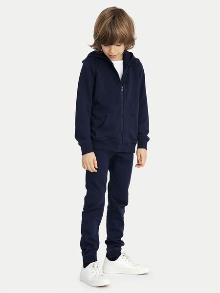 NAME IT Bluza 13224921 Granatowy Regular Fit. Niebieskie bluzy dla chłopców Name it, bez wzorów, z bawełny, bez ramiączek, bez kaptura. Za 79.99 zł.